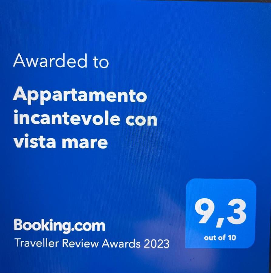 Appartamento Incantevole Con Vista Mare Buoncammino 외부 사진
